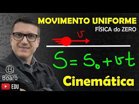Thumbnail da aula: MOVIMENTO UNIFORME - Cinemática - FÍSICA do ZERO - AULA 3