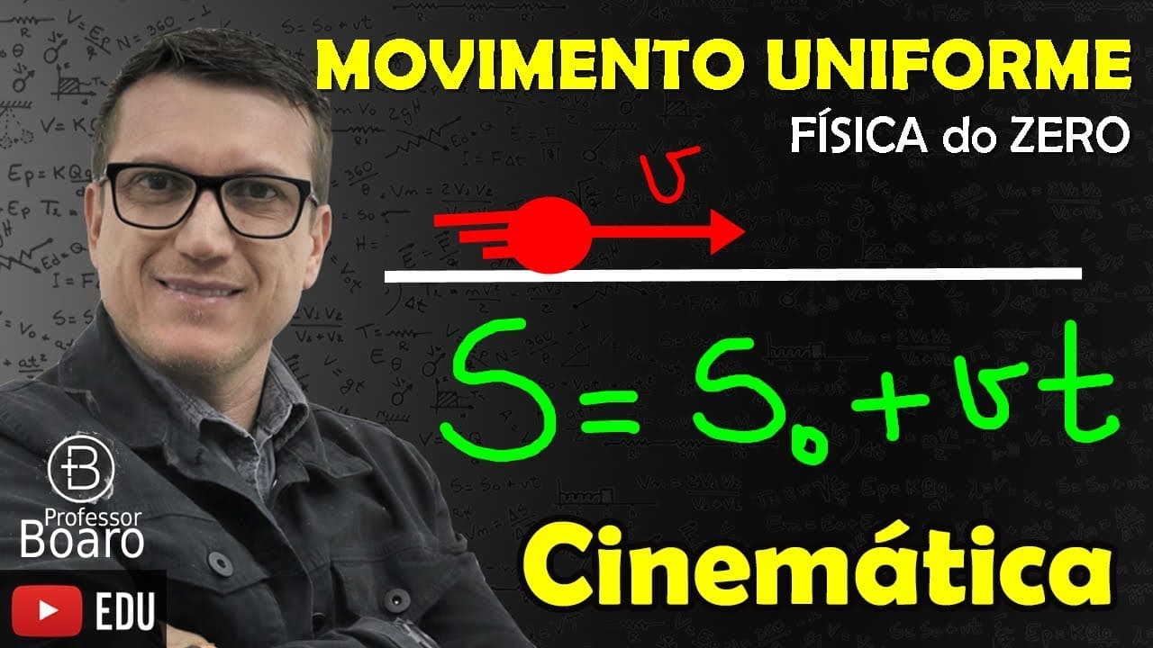 Thumbnail: MOVIMENTO UNIFORME - Cinemática - FÍSICA do ZERO - AULA 3