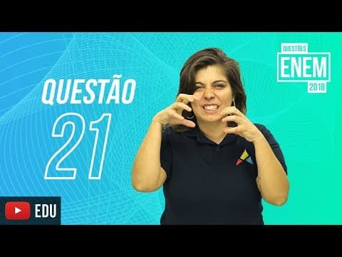 Thumbnail da aula: ENEM 2018 | Inovação artística | questão 21 (caderno amarelo)