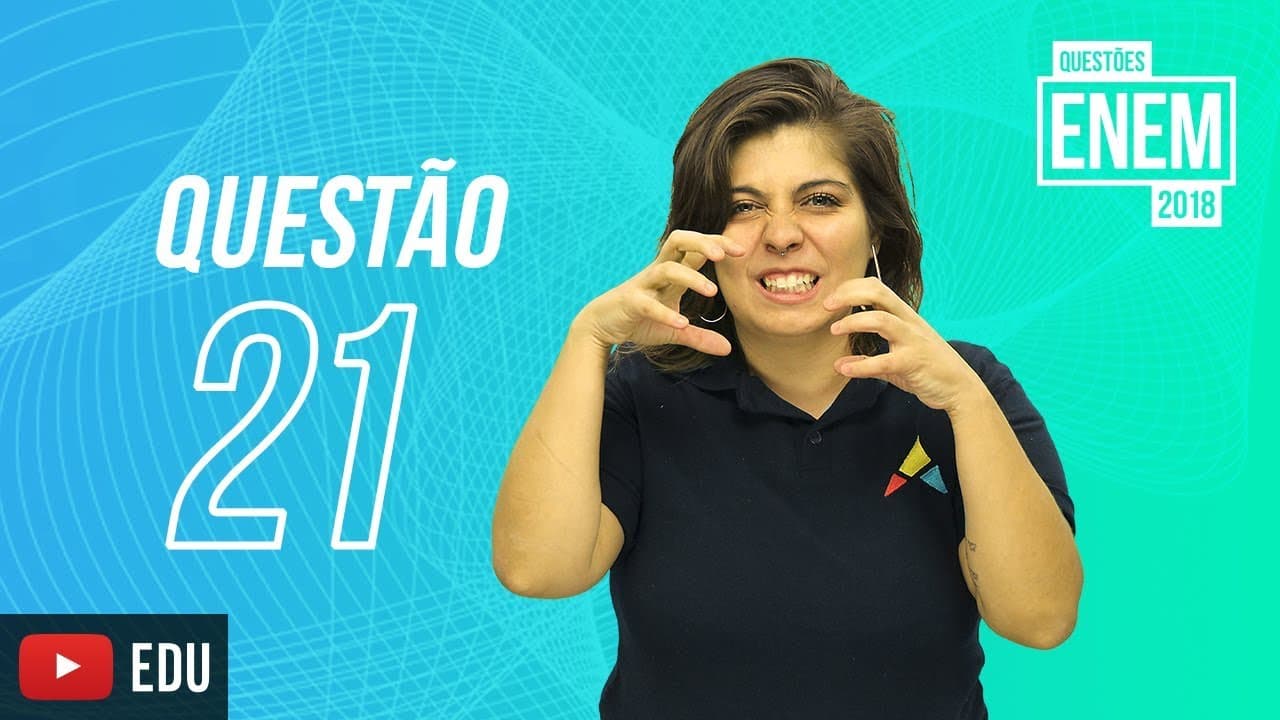 Thumbnail: ENEM 2018 | Inovação artística | questão 21 (caderno amarelo)