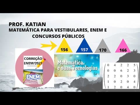 Thumbnail da aula: RESOLUÇÃO ENEM 2021-QUESTÃO 156-CADERNO AMARELO- Uma construtora, pretendendo investir na construção