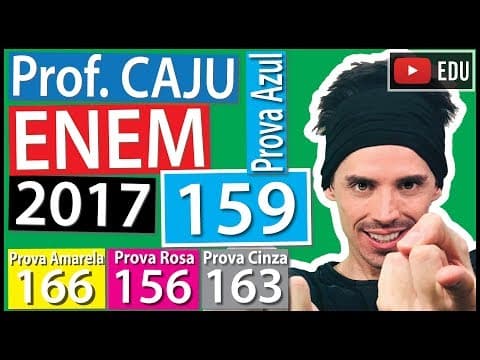 Thumbnail da aula: [ENEM 2017] 159 📘 Uma bicicleta do tipo mountain bike tem uma coroa com 3 engrenagens e uma catraca
