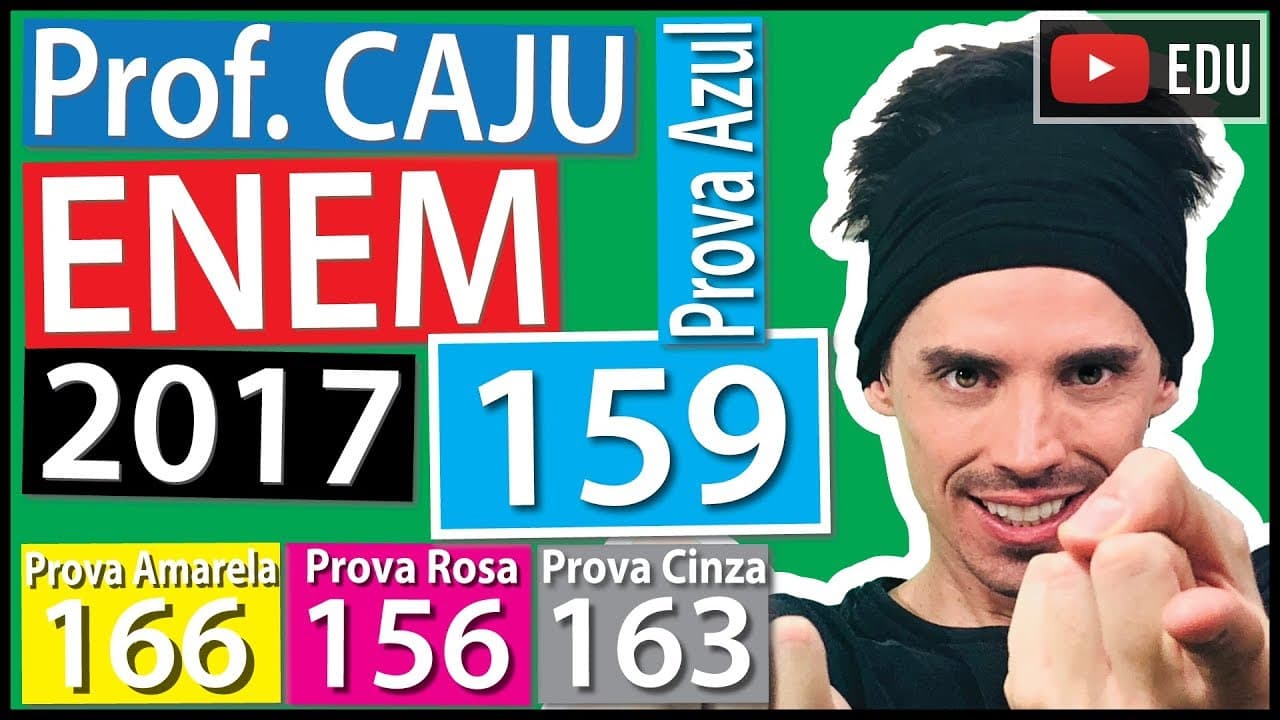 Thumbnail: [ENEM 2017] 159 📘 Uma bicicleta do tipo mountain bike tem uma coroa com 3 engrenagens e uma catraca
