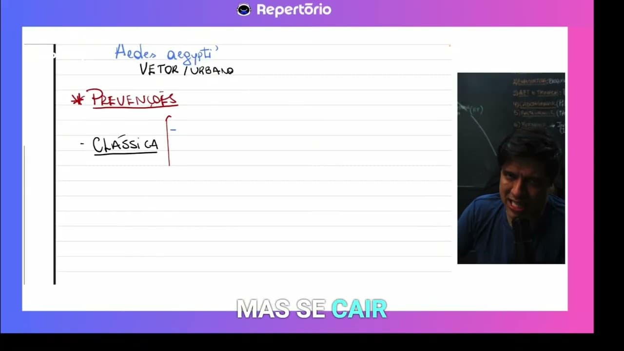 Thumbnail: Dengue no ENEM  Prevenção, Mosquitos Modificados e Mais! - Corte de Live do Prof. Kennedy