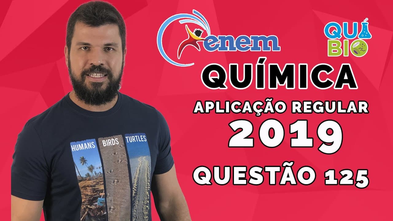 Thumbnail: ENEM 2019 - Glicólise é um processo que ocorre nas células convertendo glicose em piruvato.