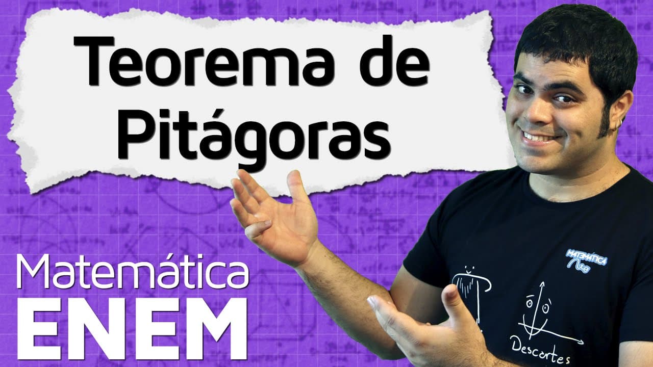 Thumbnail: Teorema de Pitágoras com Exemplos e Exercícios | Matemática do ENEM