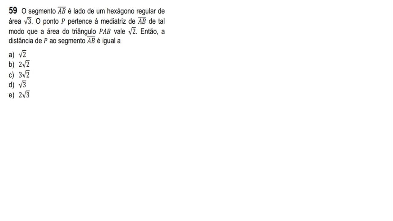 Thumbnail: 59 - FUVEST 2012 (Matematica)