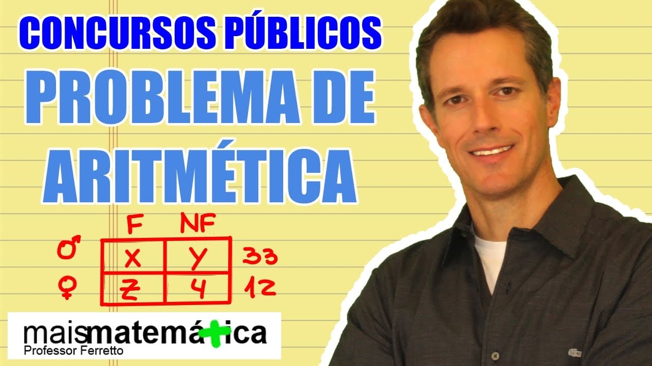 Thumbnail: Questão 20: Problema de Aritmética