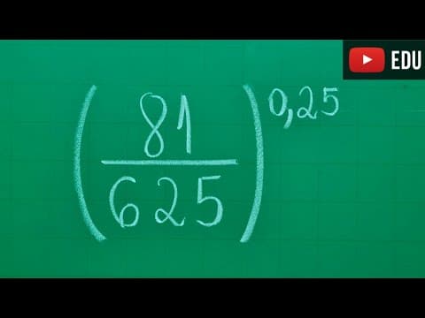 Thumbnail da aula: Potência com Expoente Decimal - Professora Angela