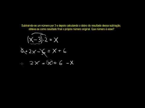 Thumbnail da aula: Equação do 1º Grau - Problema 2