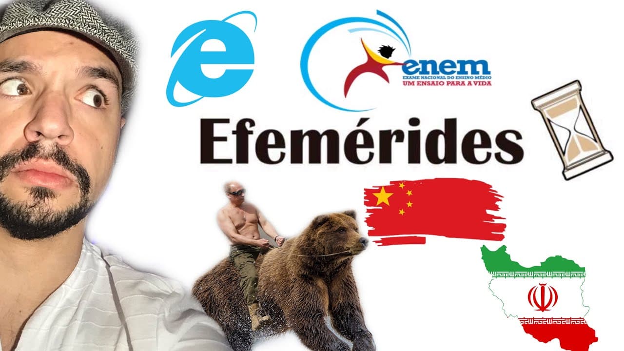 Thumbnail: 4 PRINCIPAIS Efemérides para ENEM e Vestibulares de 2019