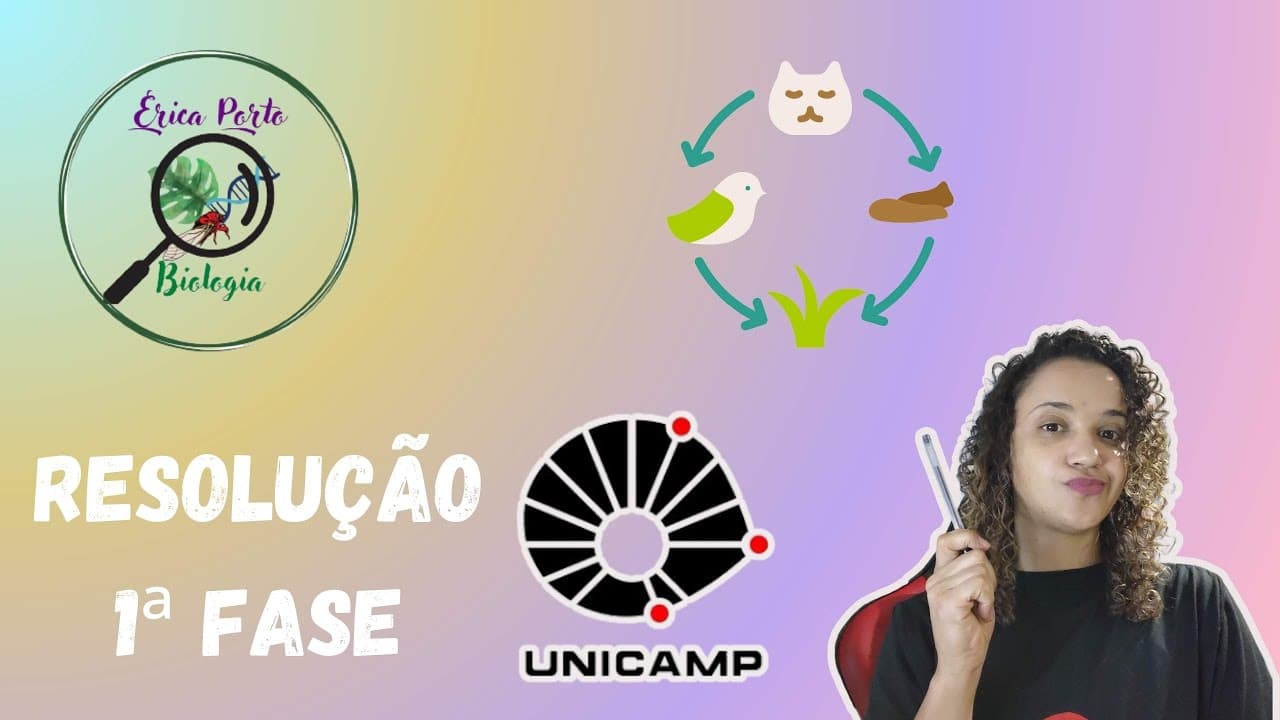 Thumbnail: Resolução Questão Unicamp 1ª fase - Ecologia - Fluxo de Energia