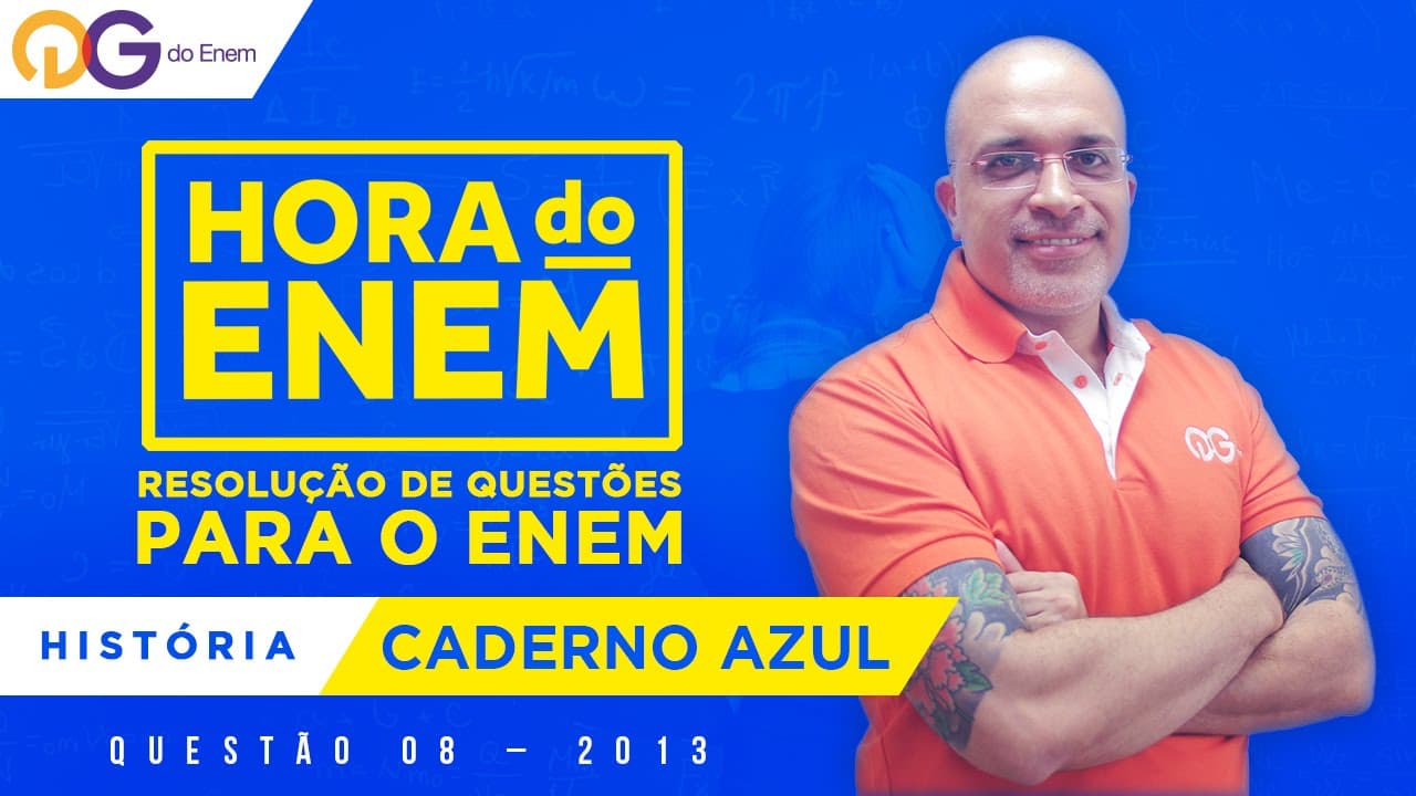 Thumbnail: HORA DO ENEM || 2013 || Questão 08 - História - Prof Leonardo Bahiense