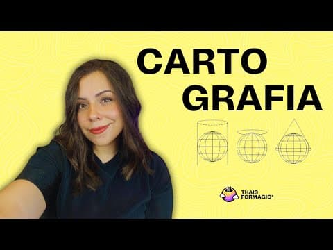 Thumbnail da aula: ENEM Aula 7- Cartografia: projeções cartográficas - cilíndricas, cônica e azimutal