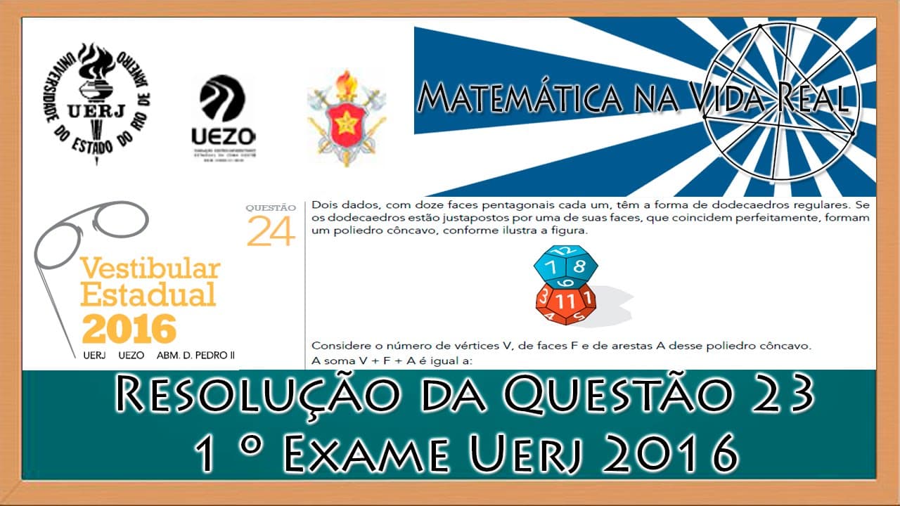 Thumbnail: Resolução Questão 24 - 1º Exame de Qualificação Uerj 2016