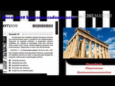 Thumbnail da aula: Questão 79 Enem2019 humanas caderno azul