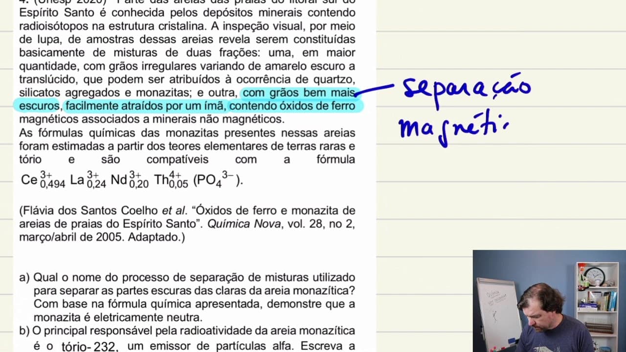 Thumbnail: UNESP 2020 - LIGAÇÃO IÔNICA: A IMPORTÂNCIA DE CONHECER O CONCEITO PARA RESOLVER A PROVA!