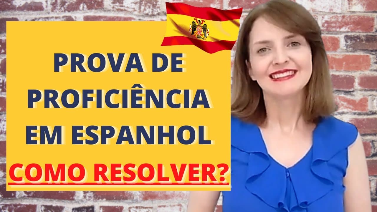 Thumbnail: Modelo de  Prova de ESPANHOL - PROFICIÊNCIA