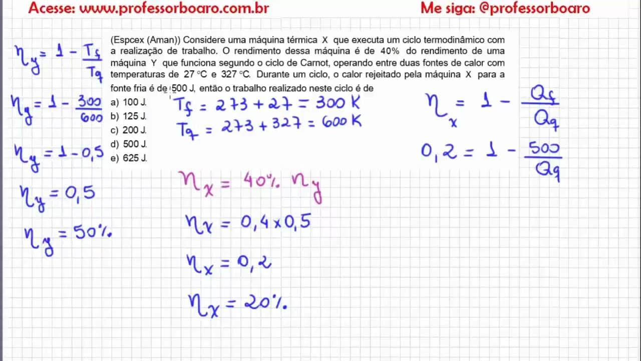 Thumbnail: EXERCÍCIOS PARA REVISÃO DE FÍSICA - Café com o Professor Boaro.