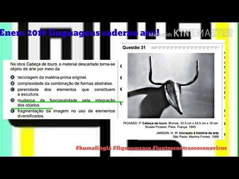 Thumbnail da aula: Questão 31 Enem 2019 linguagens caderno azul