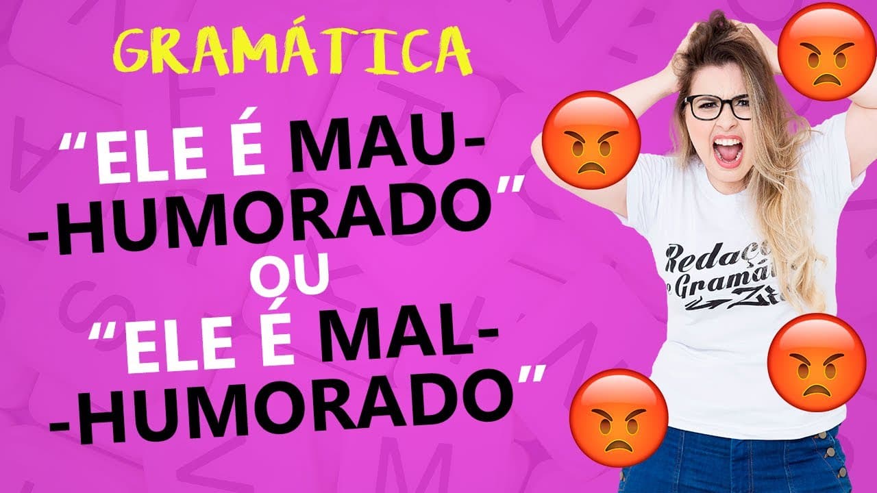 Thumbnail: MAU x MAL: NUNCA MAIS CONFUNDA AS REGRAS - Profa. Pamba