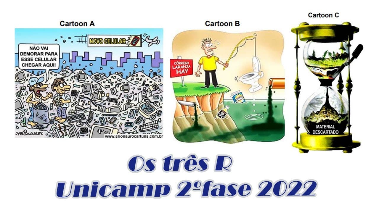Thumbnail: Os três R na UNICAMP 2ºFase 2022 - Questão 21 Química
