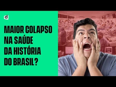 Thumbnail da aula: O que significa o colapso na saúde? 🤔 | Dose de Atualidades | Enem 2021 | Descomplica