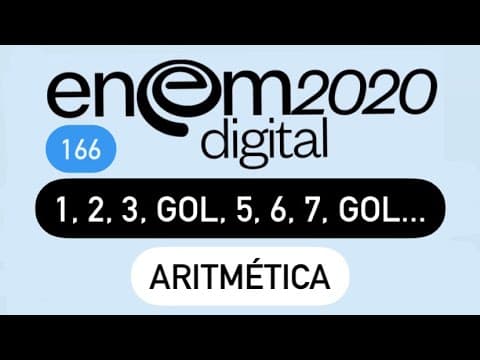 Thumbnail da aula: ENEM 2020 Digital - 1, 2, 3, GOL...