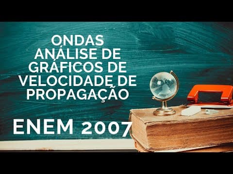 Thumbnail da aula: Ondas - ENEM 2007 - Análise de gráficos de velocidade de propagação