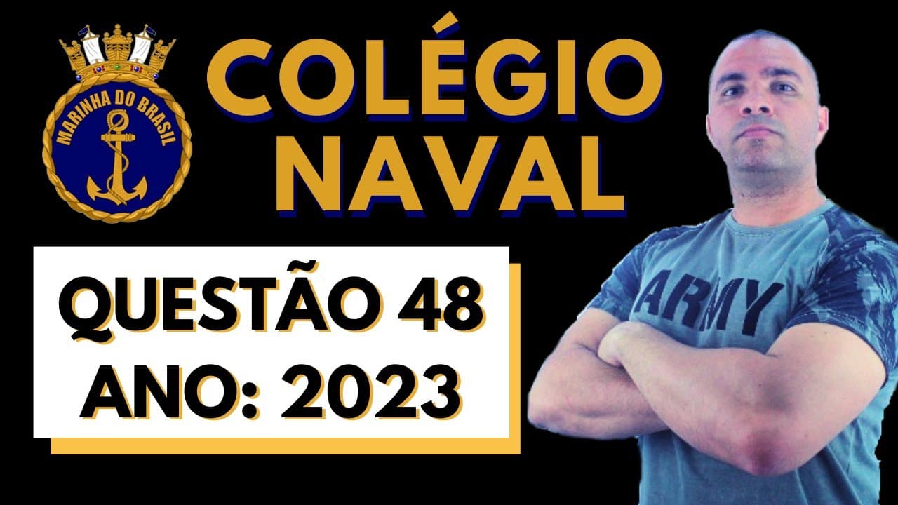 Thumbnail: [COL. NAVAL 2023/Q48] Dentre os elementos químicos apresentados abaixo assinale a opção em que átomo