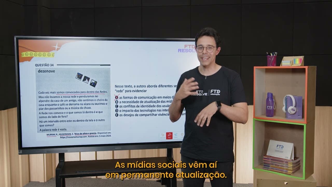 Thumbnail: Enem 2025 - Nesse texto a autora aborda diferentes