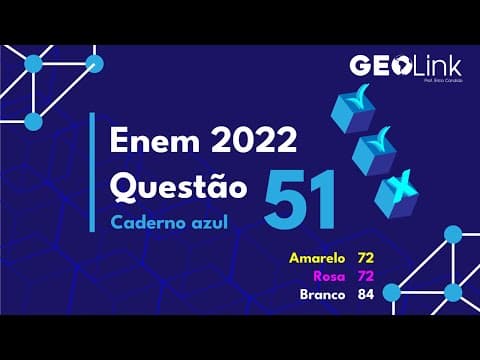Thumbnail da aula: Enem 2022: questão 51 (Prova Azul)