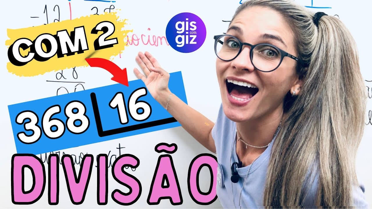 Thumbnail: DIVISÃO COM DOIS NÚMEROS NA CHAVE \Prof. Gis/ MATEMÁTICA BÁSICA