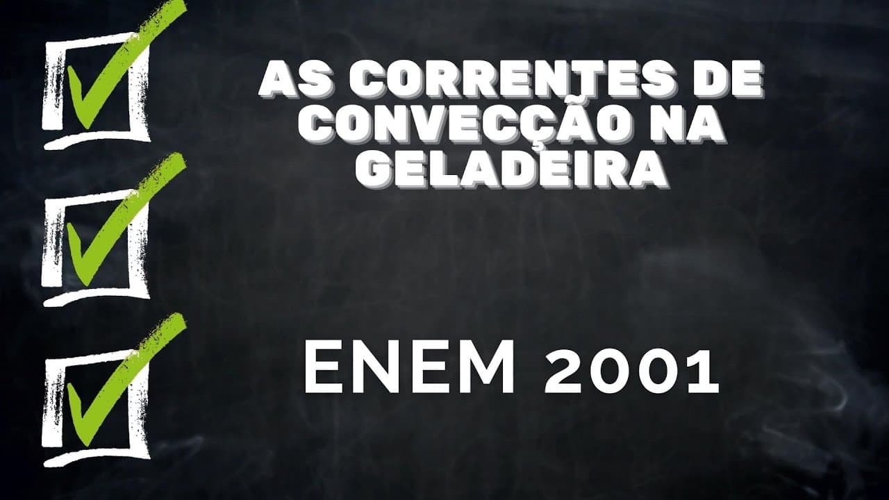 Thumbnail: ENEM 2001 - As correntes de convecção na geladeira