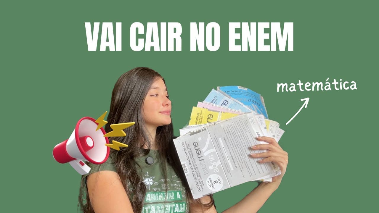 Thumbnail: ENEM Revelado: Questões de Matemática Que SEMPRE Aparecem! (Parte 2)
