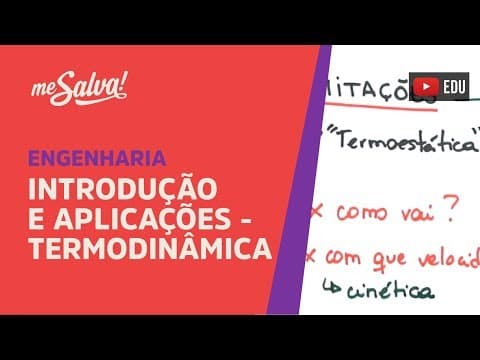 Thumbnail da aula: Me Salva! CDF01 - Introdução, Aplicações e Limitações - Termodinâmica