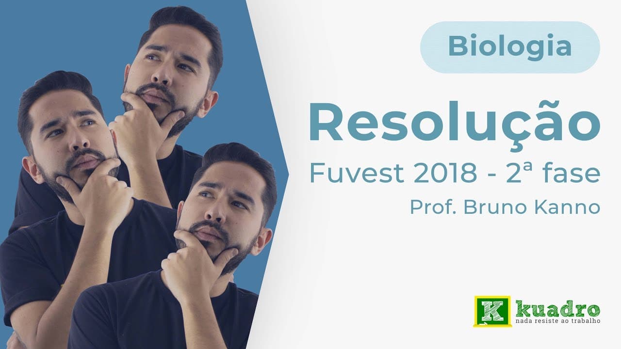 Thumbnail: Biologia - Resolução Fuvest 2018 (2ª fase) - Bruno Kanno