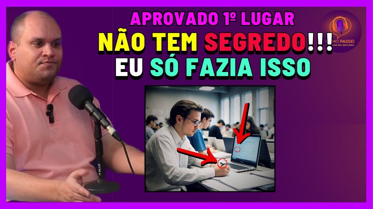 Thumbnail: Ele Fez o Simples e Passou em 1º Lugar no Concurso Público