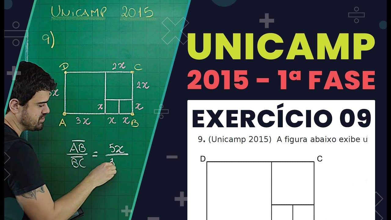 Thumbnail: RESOLUÇÃO UNICAMP 2015 | Exercício 9