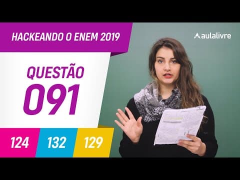 Thumbnail da aula: Enem 2019 | Física: Ótica | Questão 91 (cinza)