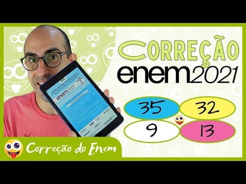Thumbnail da aula: [CORREÇÃO DO ENEM] Questão 35 - Enem 2021 - Prova azul ▷ Singular ocorrência