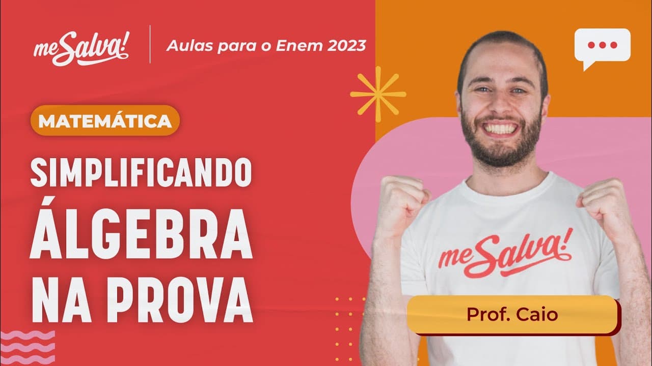 Thumbnail: Se torne um MESTRE em ÁLGEBRA! | Me Salva! ENEM