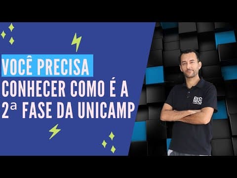 Thumbnail da aula: SEGUNDA FASE DA UNICAMP | AGORA TEM QUESTÕES ESPECÍFICAS E INTERDISCIPLINARES