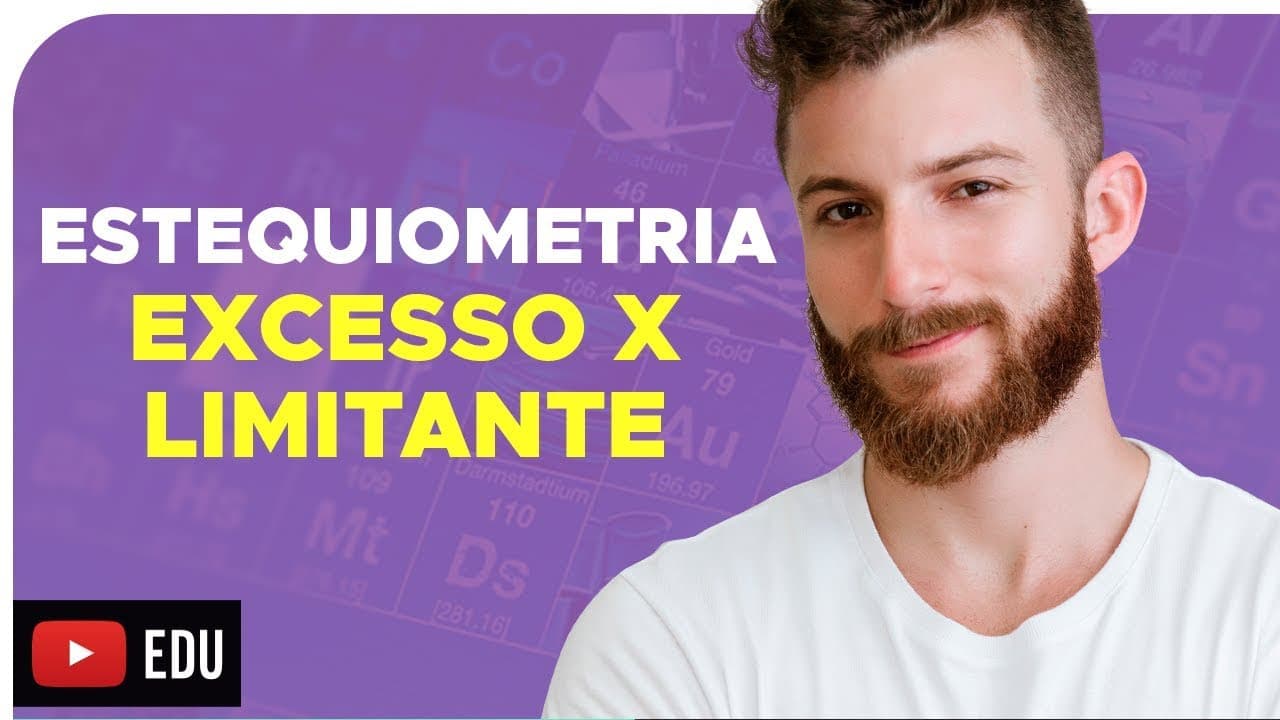 Thumbnail: Estequiometria - Excesso x Limitante – DICA ENEM – Prof. Marcus