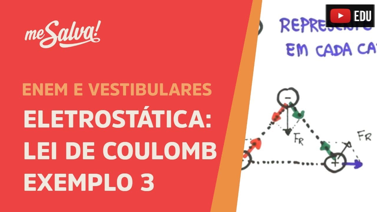 Thumbnail: Me Salva! ELT14 - Eletrostática - Lei de Coulomb - Exemplo 3