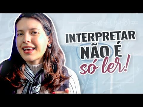 Thumbnail da aula: ⚡4 DICAS para ACERTAR as questões de INTERPRETAÇÃO do ENEM | Método Questiona