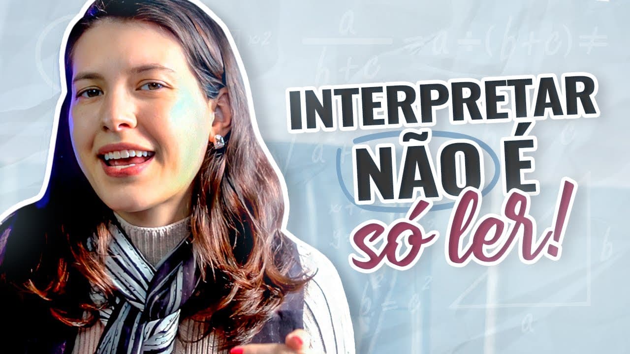 Thumbnail: ⚡4 DICAS para ACERTAR as questões de INTERPRETAÇÃO do ENEM | Método Questiona