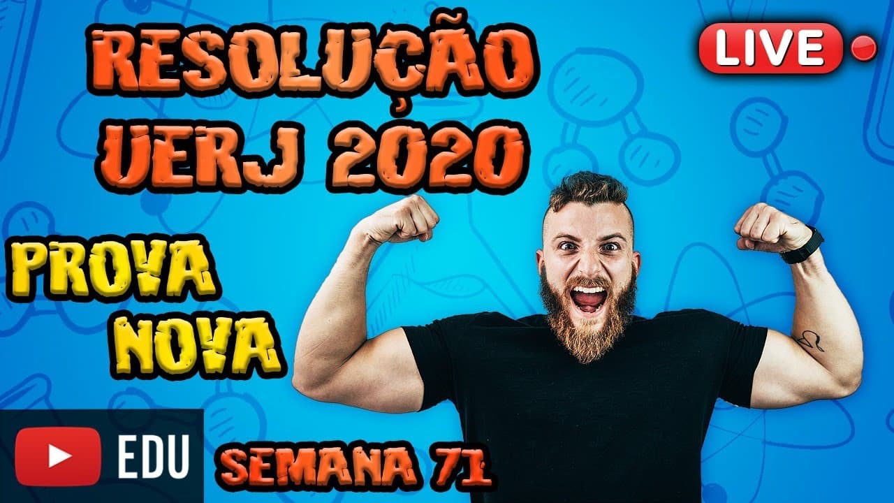 Thumbnail: RESOLUÇÃO UERJ 2020 AO VIVO