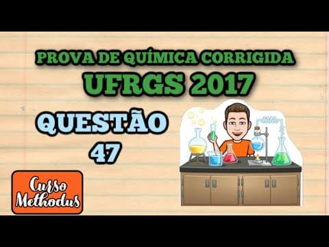 Thumbnail da aula: Questão 47 de 2017 prova de química UFRGS - Observe a figura abaixo sobre o perfil de energia de um