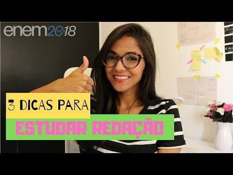 Thumbnail da aula: ENEM 2018: Como estudar redação nesta reta final? | Canal Inteligente